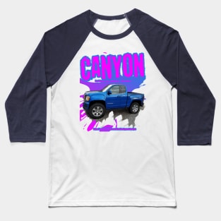 Purple Mini Canyon Splash Truck Baseball T-Shirt